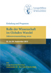 September 2012 - Vortrag von Prof. Glaser zum Thema "Rolle der Wissenschaft im Globalen Wandel" an der Leopoldina in Berlin