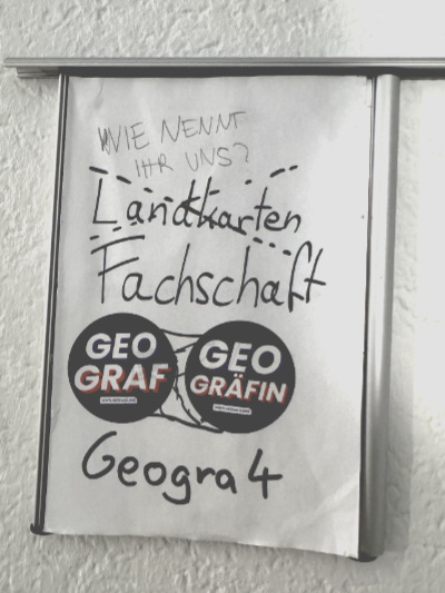 Tüschild der Fachschaft